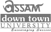 assam down town university logo-3